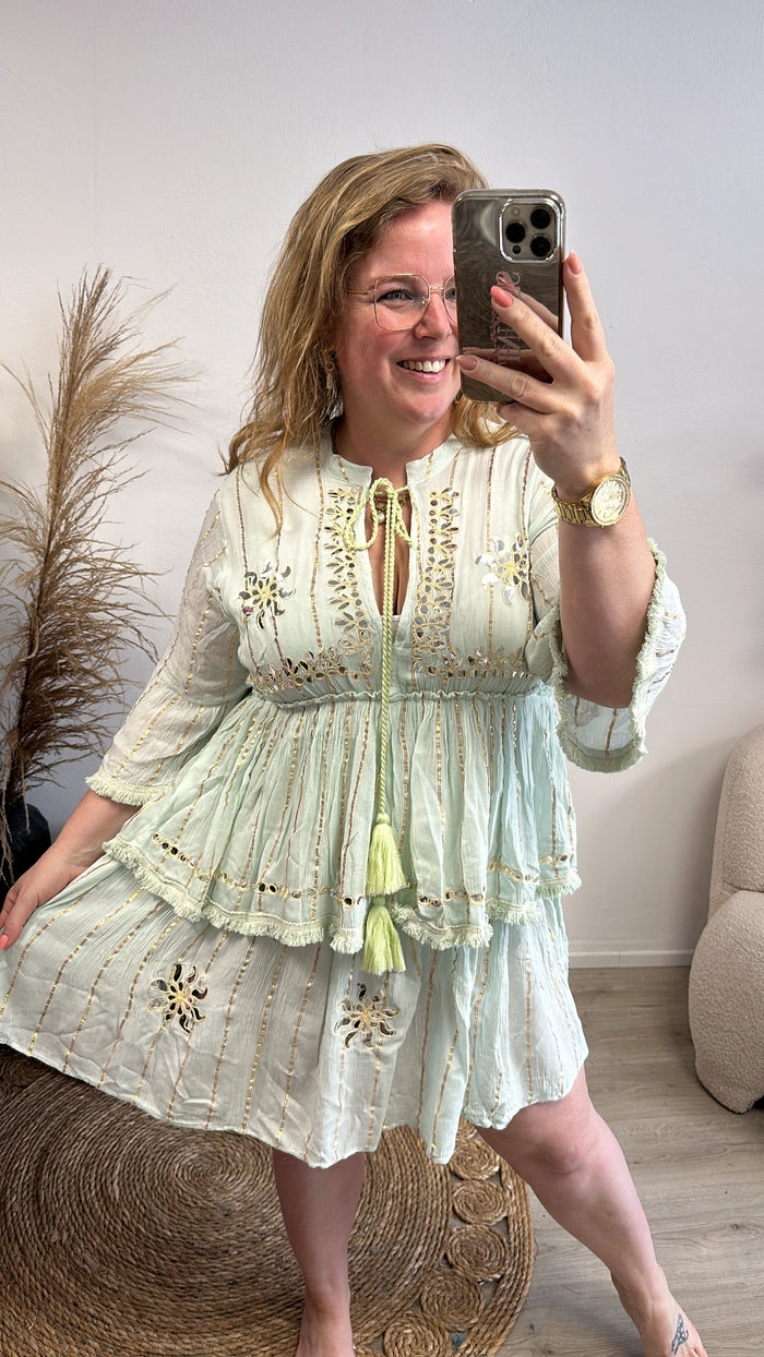 BOHO IBIZA DRESS (36 t/m 46) - 3 KLEUREN