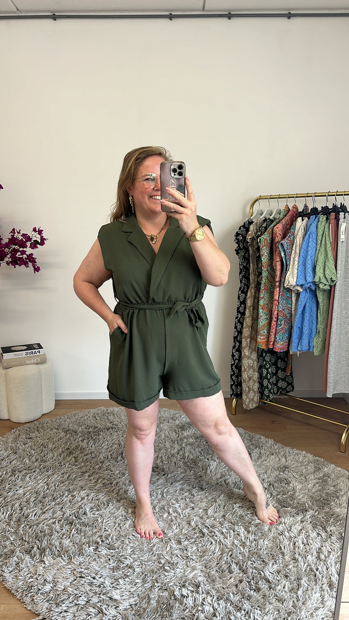 Edler Playsuit (38 bis 42+) – 4 Farben