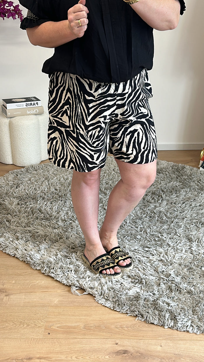 ANIMAL ZEBRA SHORT (40 TO 46+)