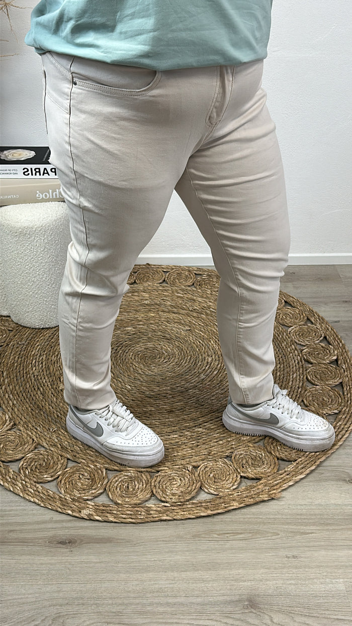 MONDAY LWP340C SLIM FIT JEANS (40 bis 48) - BEIGE