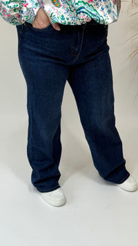 GOODIES JEANS WIDE LEG DJ2542 - DENIM DARK