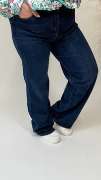 GOODIES JEANS WIDE LEG DJ2542 - DENIM DARK