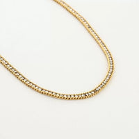 DIAMOND LOCKED HEART NECKLACE - GOLD