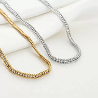 DIAMOND LOCKED HEART NECKLACE - GOLD