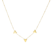 DIAMOND LOCKED HEART NECKLACE - GOLD