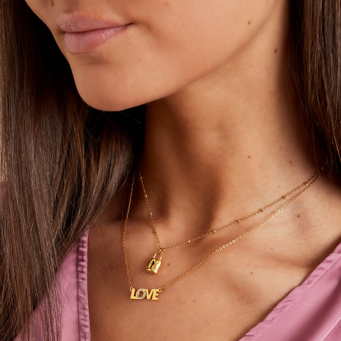 MAY LOCK NECKLACE - GOLD